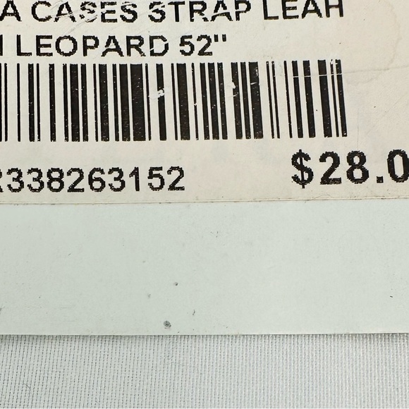 HERA Leah Thin Leopard Strap Size: 52" - Picture 5 of 5